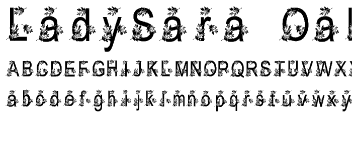 LadySara Oak font